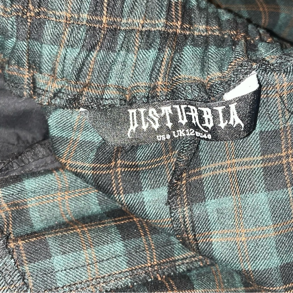 Disturbia Nightingale Buckled Check Midi Skirt - Picture 14 of 15